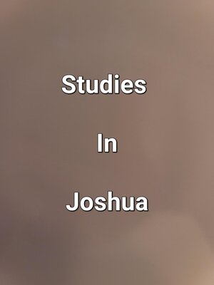 cover image of Studies In Joshua